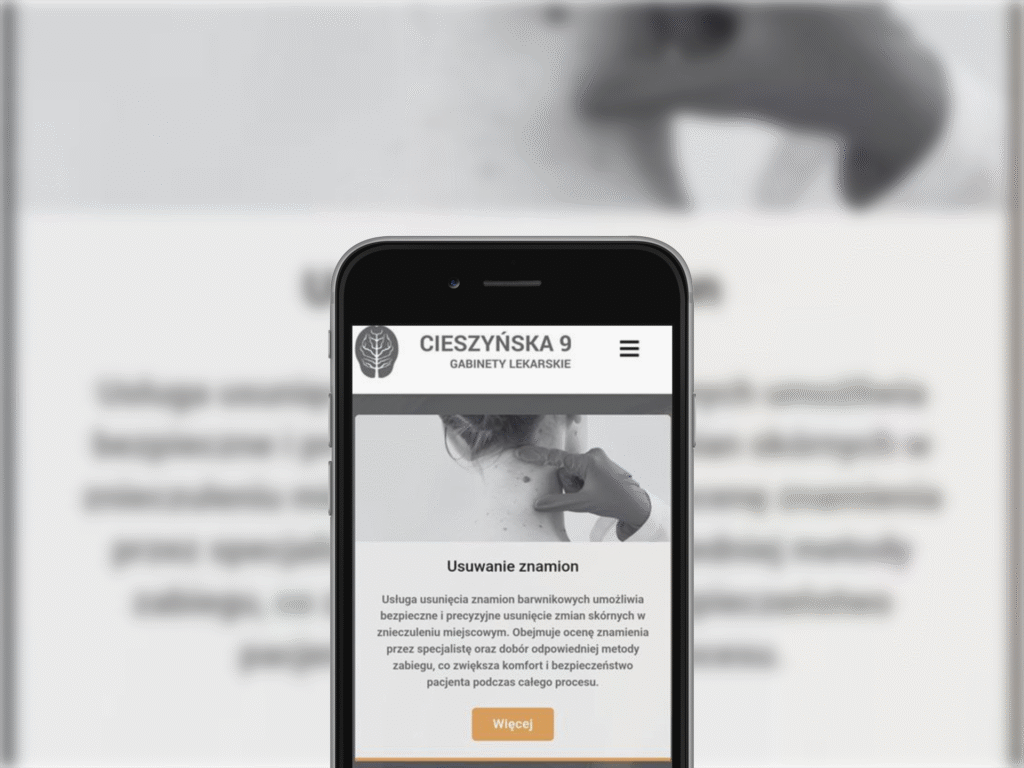 Strona internetowa Cieszyńska 9
