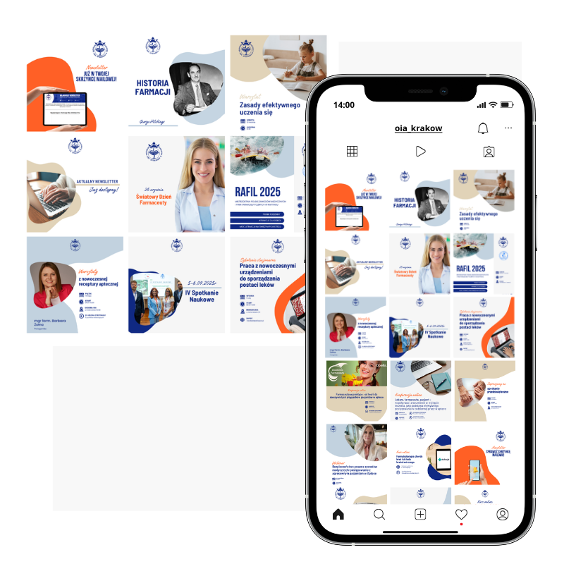 social media dla Okręgowa Izba Aptekarska