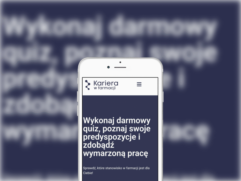 Strona internetowa Kariera w Farmacji